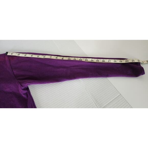 VTG 90s TIGI Bead Head It's All about Gold Purple  Long Sleeve T Shirt W Small - Picture 6 of 9